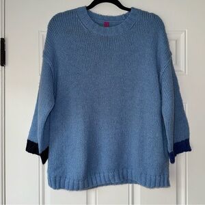 ZAKET & PLOVER SIZE S SMALL blue sweater‎ merino wool mohair crewneck pullover